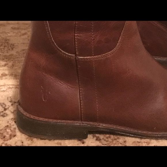 Classic Frye Paige Tall Riding Boots! Cognac - Picture 2 of 8